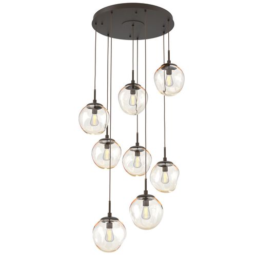 Levi Wilson Nebula 31 Inch 8 Light Multi Light Pendant by Hammerton Studio