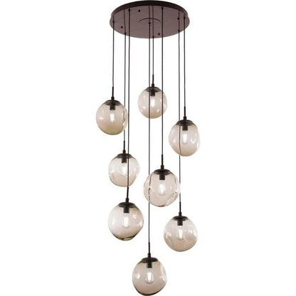 Levi Wilson Nebula 31 Inch 8 Light Multi Light Pendant by Hammerton Studio