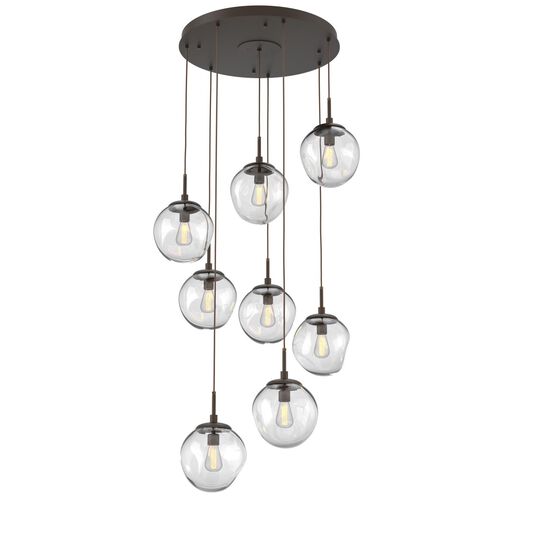 Levi Wilson Nebula 31 Inch 8 Light Multi Light Pendant by Hammerton Studio