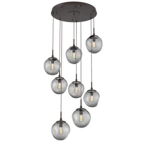 Levi Wilson Nebula 31 Inch 8 Light Multi Light Pendant by Hammerton Studio
