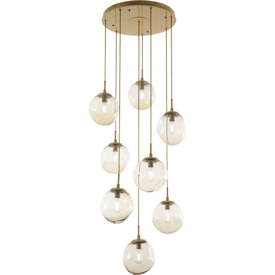 Levi Wilson Nebula 31 Inch 8 Light Multi Light Pendant by Hammerton Studio