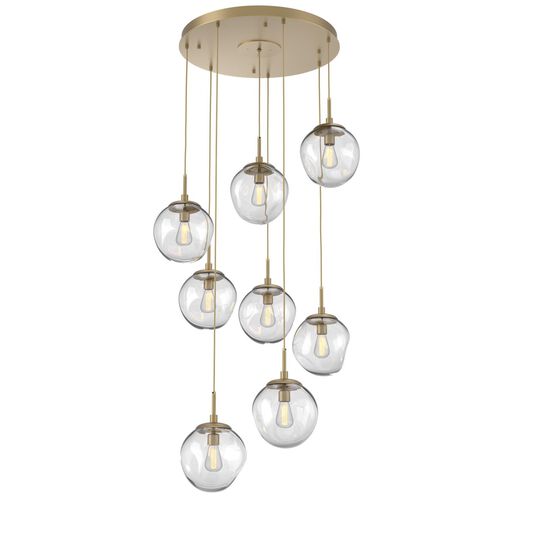 Levi Wilson Nebula 31 Inch 8 Light Multi Light Pendant by Hammerton Studio