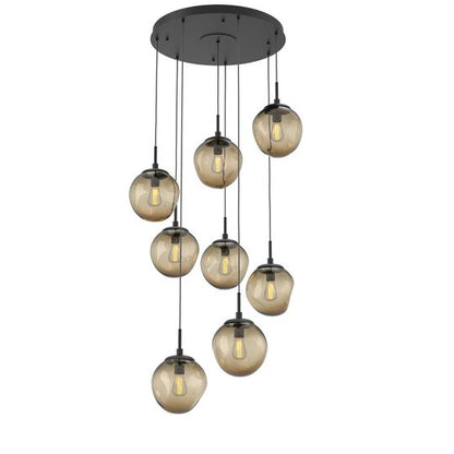 Levi Wilson Nebula 31 Inch 8 Light Multi Light Pendant by Hammerton Studio
