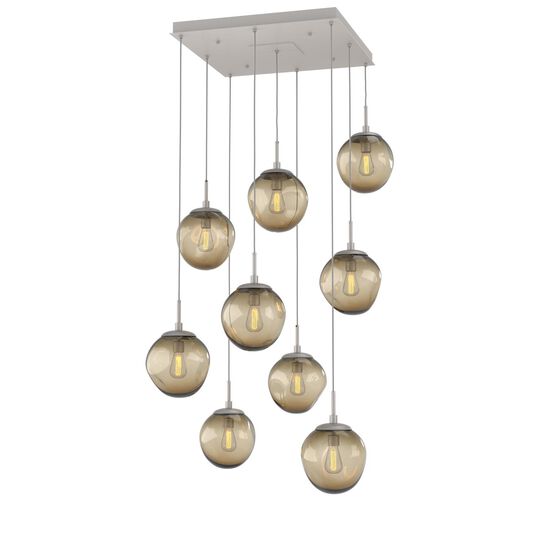 Levi Wilson Nebula 32 Inch 9 Light Multi Light Pendant by Hammerton Studio