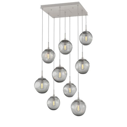 Levi Wilson Nebula 32 Inch 9 Light Multi Light Pendant by Hammerton Studio