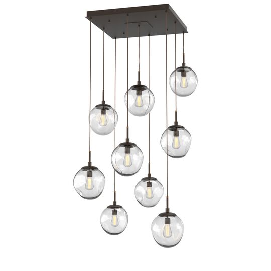 Levi Wilson Nebula 32 Inch 9 Light Multi Light Pendant by Hammerton Studio