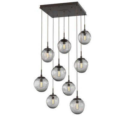Levi Wilson Nebula 32 Inch 9 Light Multi Light Pendant by Hammerton Studio