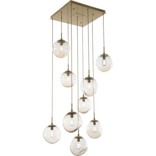 Levi Wilson Nebula 32 Inch 9 Light Multi Light Pendant by Hammerton Studio