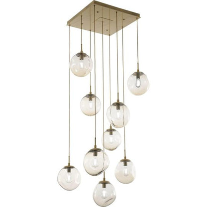 Levi Wilson Nebula 32 Inch 9 Light Multi Light Pendant by Hammerton Studio