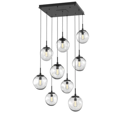 Levi Wilson Nebula 32 Inch 9 Light Multi Light Pendant by Hammerton Studio