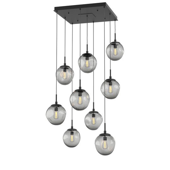 Levi Wilson Nebula 32 Inch 9 Light Multi Light Pendant by Hammerton Studio