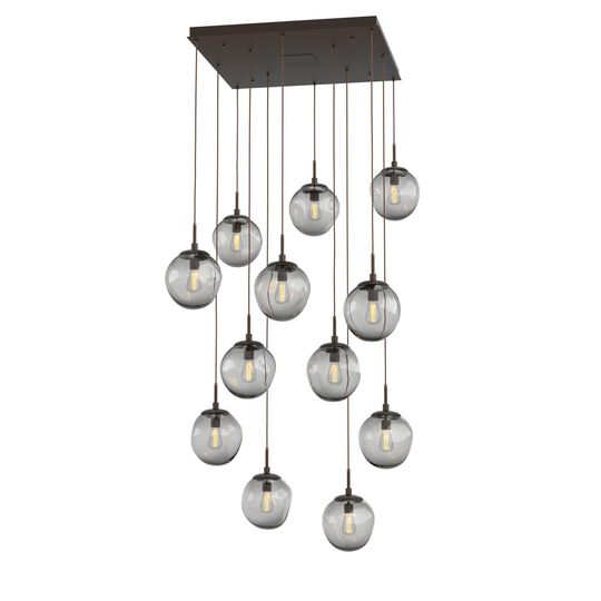 Levi Wilson Nebula 38 Inch 12 Light Multi Light Pendant by Hammerton Studio