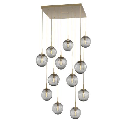 Levi Wilson Nebula 38 Inch 12 Light Multi Light Pendant by Hammerton Studio
