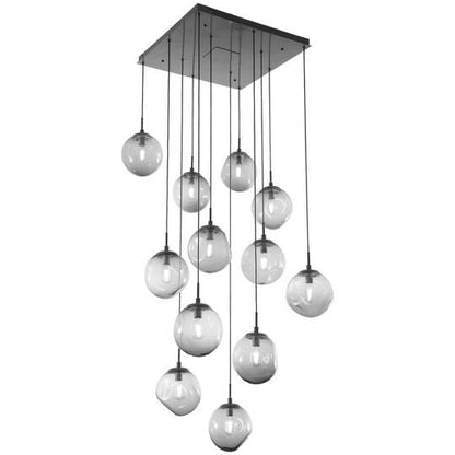 Levi Wilson Nebula 38 Inch 12 Light Multi Light Pendant by Hammerton Studio