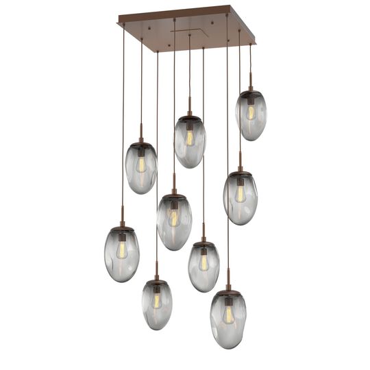 Levi Wilson Nebula 29 Inch 9 Light Multi Light Pendant by Hammerton Studio