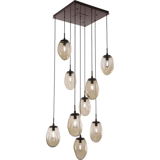 Levi Wilson Nebula 29 Inch 9 Light Multi Light Pendant by Hammerton Studio