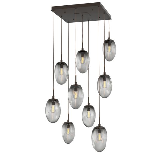 Levi Wilson Nebula 29 Inch 9 Light Multi Light Pendant by Hammerton Studio