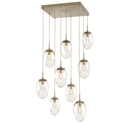 Levi Wilson Nebula 29 Inch 9 Light Multi Light Pendant by Hammerton Studio