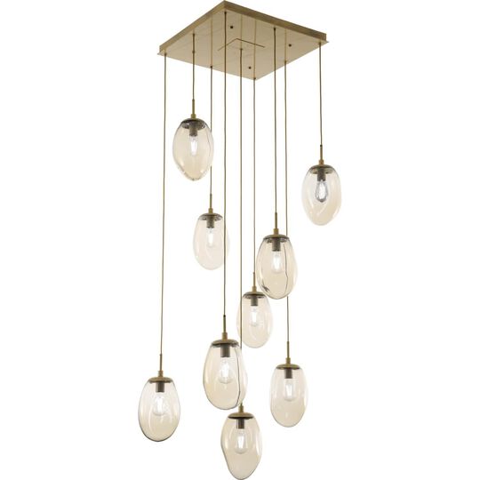 Levi Wilson Nebula 29 Inch 9 Light Multi Light Pendant by Hammerton Studio