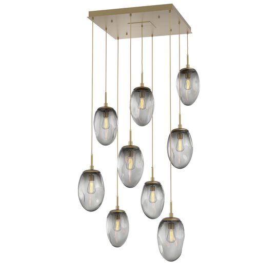 Levi Wilson Nebula 29 Inch 9 Light Multi Light Pendant by Hammerton Studio