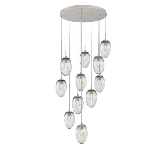 Levi Wilson Nebula 35 Inch 11 Light Multi Light Pendant by Hammerton Studio
