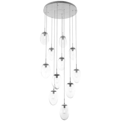 Levi Wilson Nebula 35 Inch 11 Light Multi Light Pendant by Hammerton Studio