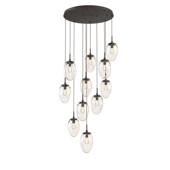 Levi Wilson Nebula 35 Inch 11 Light Multi Light Pendant by Hammerton Studio