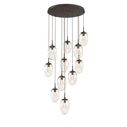 Levi Wilson Nebula 35 Inch 11 Light Multi Light Pendant by Hammerton Studio