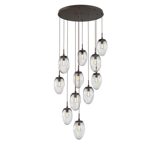 Levi Wilson Nebula 35 Inch 11 Light Multi Light Pendant by Hammerton Studio