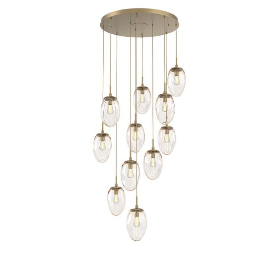 Levi Wilson Nebula 35 Inch 11 Light Multi Light Pendant by Hammerton Studio