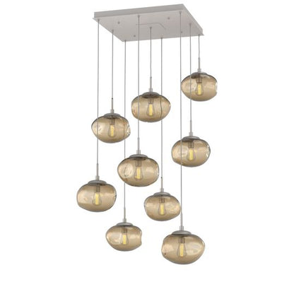 Levi Wilson Nebula 32 Inch 9 Light Multi Light Pendant by Hammerton Studio