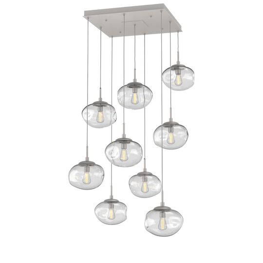 Levi Wilson Nebula 32 Inch 9 Light Multi Light Pendant by Hammerton Studio