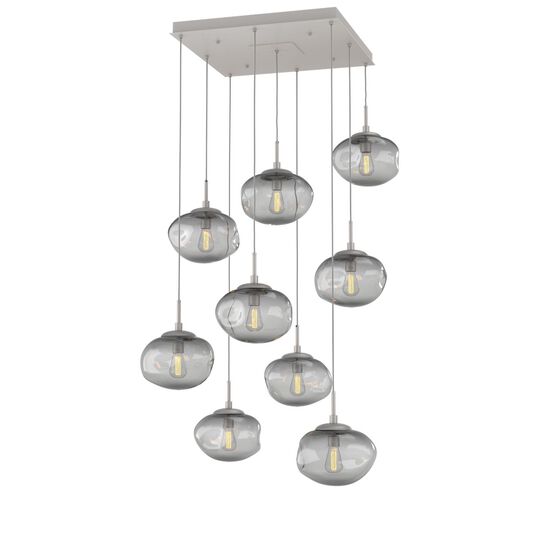 Levi Wilson Nebula 32 Inch 9 Light Multi Light Pendant by Hammerton Studio