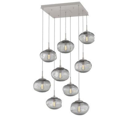 Levi Wilson Nebula 32 Inch 9 Light Multi Light Pendant by Hammerton Studio