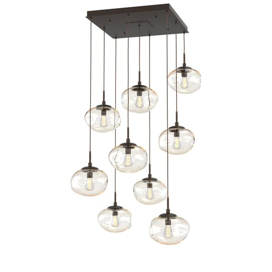 Levi Wilson Nebula 32 Inch 9 Light Multi Light Pendant by Hammerton Studio