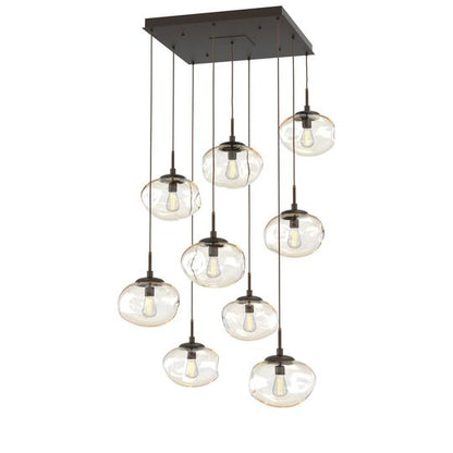 Levi Wilson Nebula 32 Inch 9 Light Multi Light Pendant by Hammerton Studio