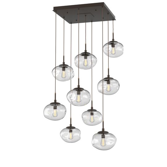 Levi Wilson Nebula 32 Inch 9 Light Multi Light Pendant by Hammerton Studio