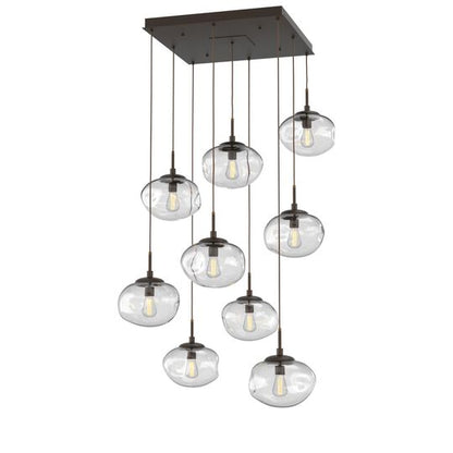 Levi Wilson Nebula 32 Inch 9 Light Multi Light Pendant by Hammerton Studio