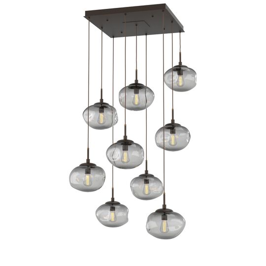 Levi Wilson Nebula 32 Inch 9 Light Multi Light Pendant by Hammerton Studio