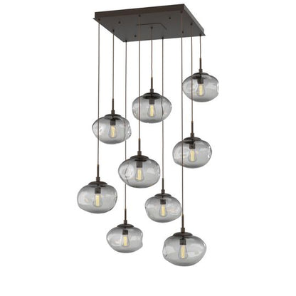 Levi Wilson Nebula 32 Inch 9 Light Multi Light Pendant by Hammerton Studio