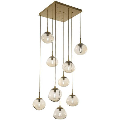 Levi Wilson Nebula 32 Inch 9 Light Multi Light Pendant by Hammerton Studio
