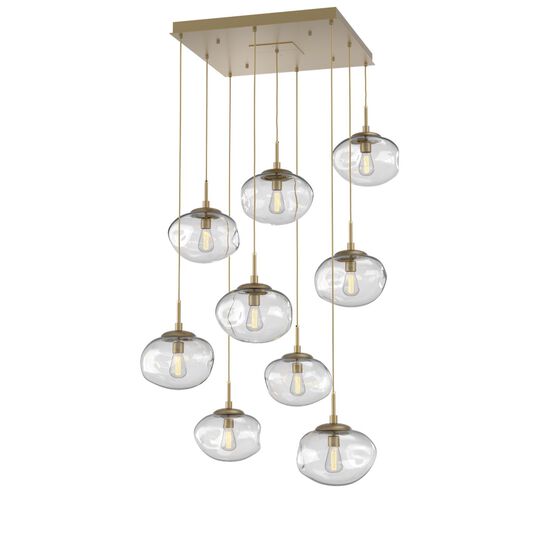 Levi Wilson Nebula 32 Inch 9 Light Multi Light Pendant by Hammerton Studio
