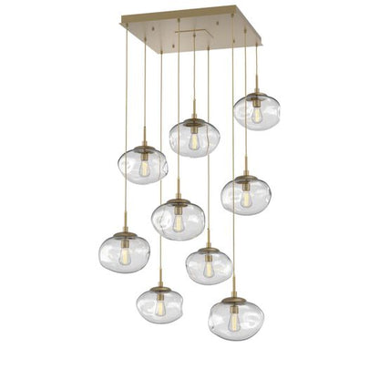 Levi Wilson Nebula 32 Inch 9 Light Multi Light Pendant by Hammerton Studio