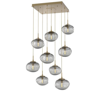 Levi Wilson Nebula 32 Inch 9 Light Multi Light Pendant by Hammerton Studio