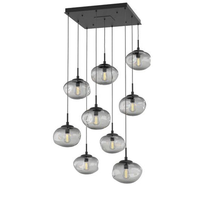 Levi Wilson Nebula 32 Inch 9 Light Multi Light Pendant by Hammerton Studio