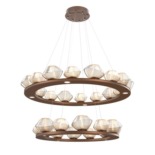 Mesa 48 Inch 28 Light LED Chandelier by Hammerton Studio