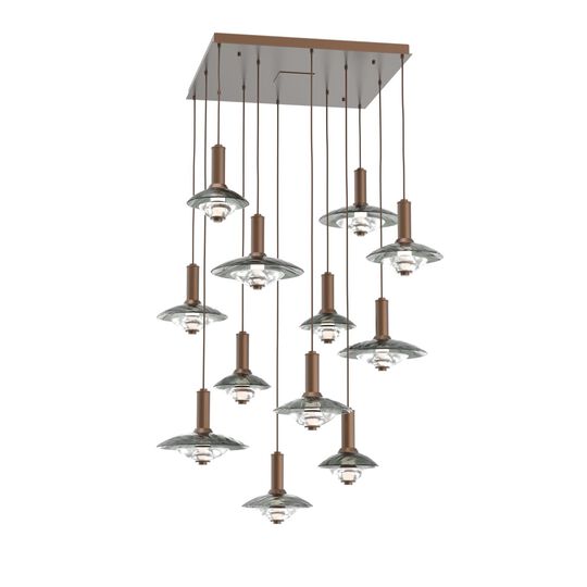 Levi Wilson Cirrus 44 Inch Multi Light Pendant by Hammerton Studio