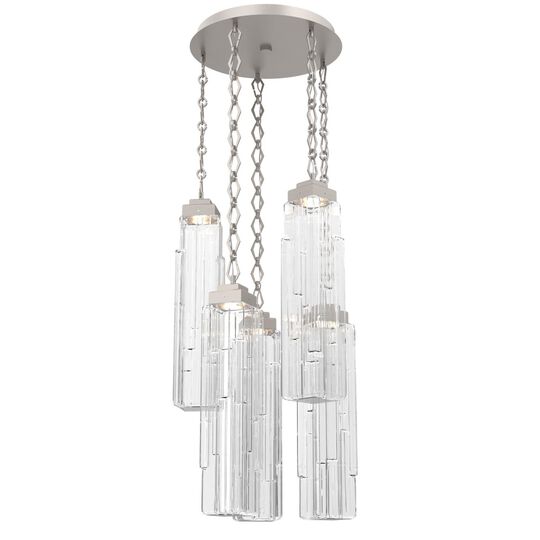 Levi Wilson Ledgestone 20 Inch Multi Light Pendant by Hammerton Studio
