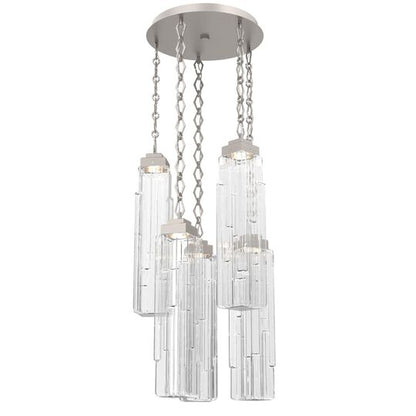 Levi Wilson Ledgestone 20 Inch Multi Light Pendant by Hammerton Studio
