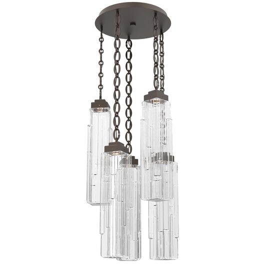 Levi Wilson Ledgestone 20 Inch Multi Light Pendant by Hammerton Studio